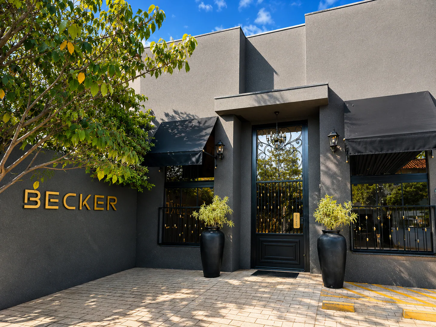 Fachada do Salão Becker