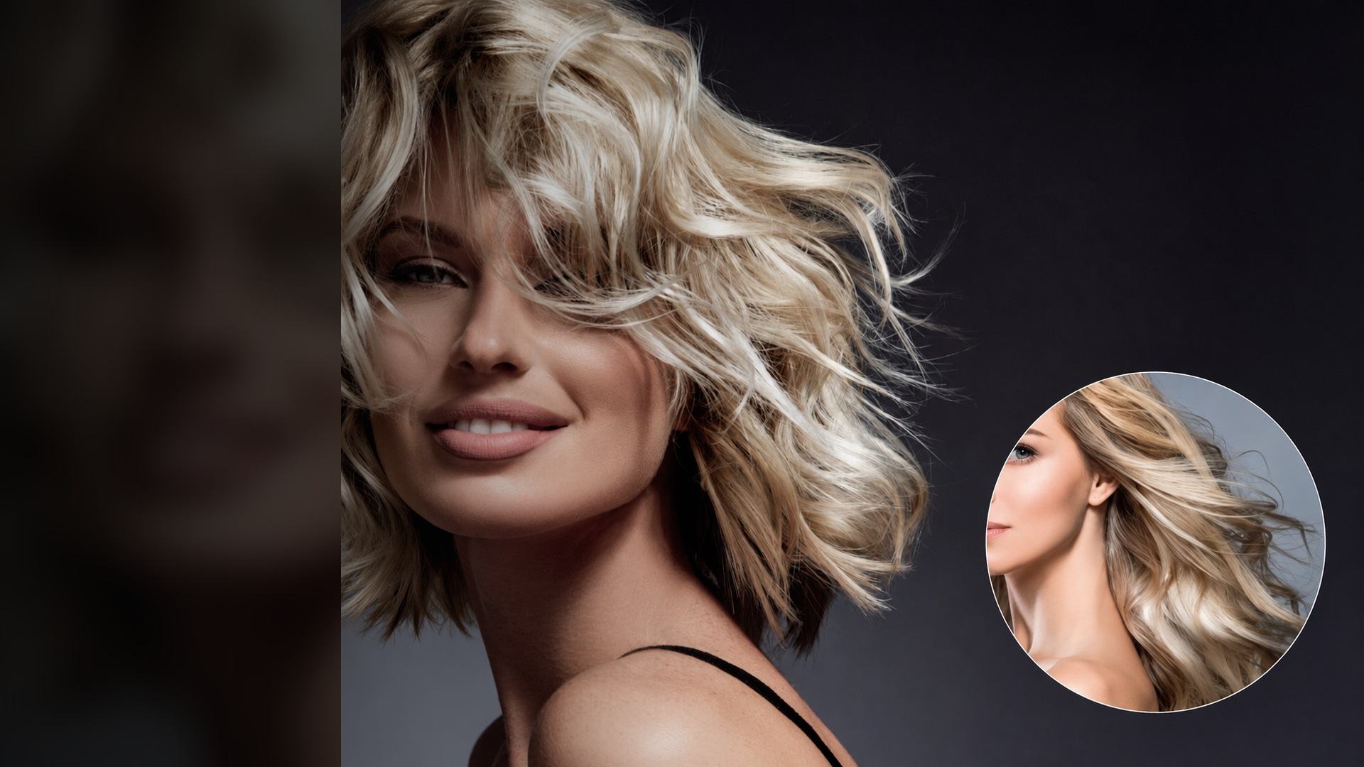 Corte loiro com movimento e acabamento Becker