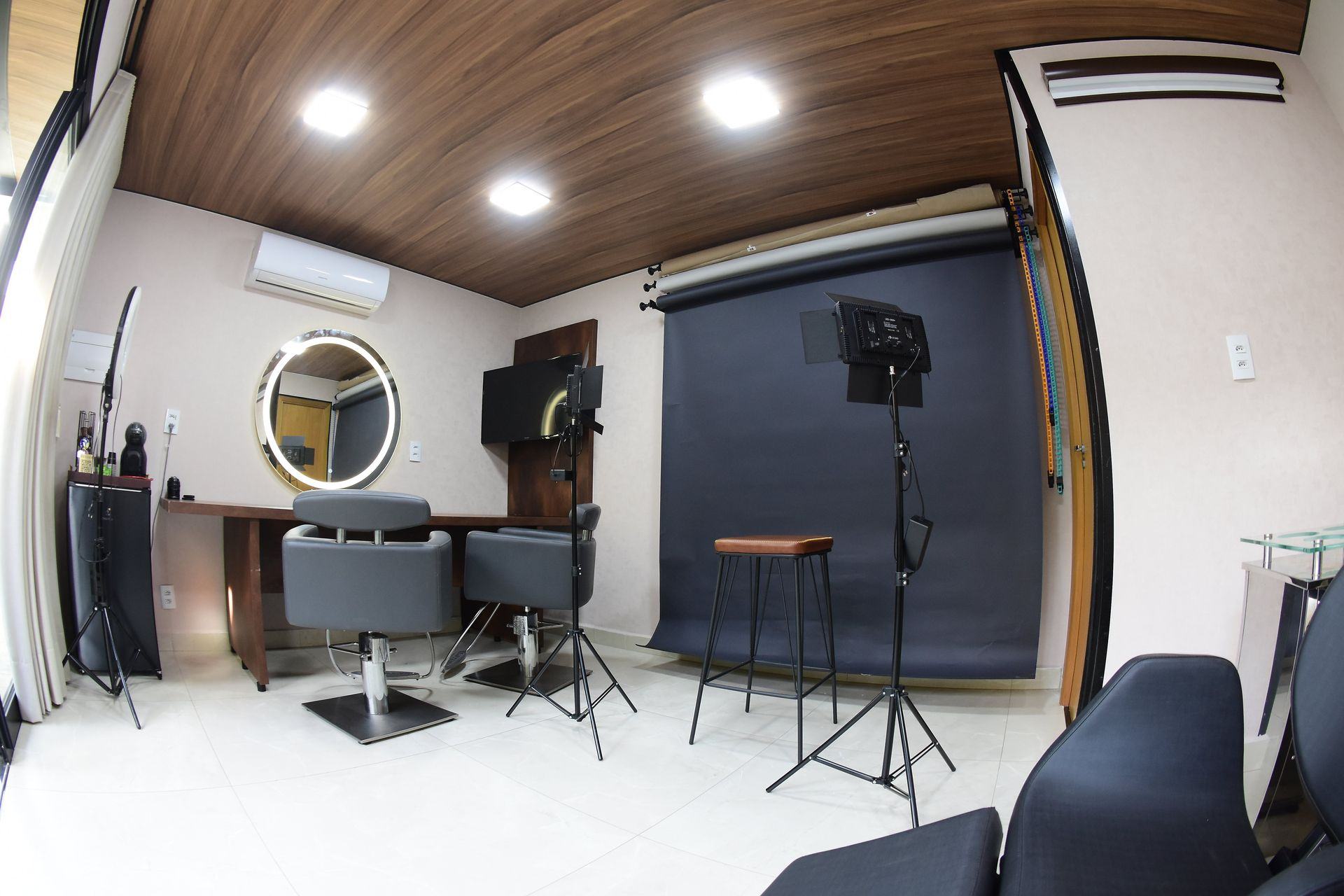 Estrutura da sala coworking Becker